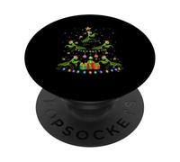 Ornement de Noël Amusant et d'insectes en Train de Prier PopSockets PopGrip Adhésif