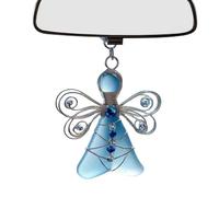 Ornement de Noël Ange en Verre de Mer | Décor Pendentif en Acrylique 2D | Pendentif Décoratif d'Ange pour le Sapin de Noël | Pour La Décoration De La Maison, Des Fêtes, Intérieur, Mur, Fenêtre Et Rétr