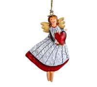 Ornement de noël angélique en Fer rétro, décorations de Vacances bucoliques suspendues pour Arbre de fête à la Maison, Arbre de noël rétro Suspendu
