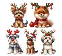 Ornement de Noël avec Animaux - décoration Acrylique 2D pour l'arbre de Noël | Ornemental Festive Conderly for Holiday Holiday Winter Festival Trees Chambre
