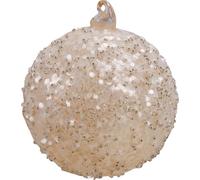 Ornement de Noël Boules de verre pailletées Globe suspendu Décoration pour mariage Festival Fête Mariage