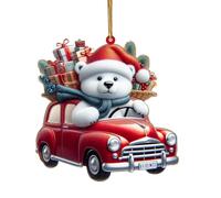 Ornement de Noël Design adorable pour décoration d'arbre de Noël ou pour les amoureux Cadre de berceau à ressort (E, taille unique)