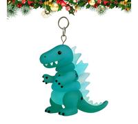 Ornement De Noël Dinosaure - Pendentif en Acrylique 2D | Décorations De Noël Dinosaure en Verre De Mer pour Intérieur - pour Décoration Intérieure d'hiver pour Maison Fête sur Fenêtre Et Mur