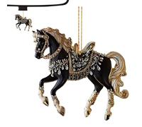 Ornement De Noël en Forme De Cheval Décorations en Acrylique 2D de Type