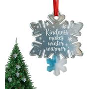 Ornement de Noël en Verre de Mer | Accessoire Pour Ambiance De Fêtes À Thème Côtier,Pendentif en Verre de Mer d'Amitié pour Arbre - Pour Appuis De Fenêtre Extérieurs Jardin Rassemblements Familiaux Fê