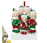 Ornement de Noël Familial personnalisé | Ornement Familial 2022 Ouverture de la Famille Présent Ornement Familial - Ornement de Sapin de Noël Gratuit à Personnaliser