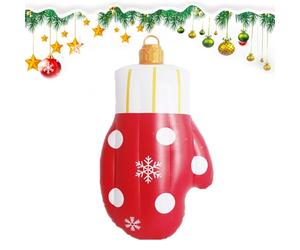 Ornement de Noël Gonflable Géant - Décoration XXL en PVC, grande boule d'extérieur, finition brillante facile à gonfler, décoration d'intérieur domestique, fêtes de patio | pour ports