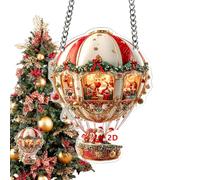 Ornement de Noël | Ornements Festifs Suspendables pour Sapin | Plaques Acryliques 2D Incassables Père Noël pour Jardin Terrasse Entrée Couloir Intérieur Extérieur Balcon Escalier