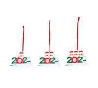 Ornement de Noël personnalisé - PVC fabriqué à la Main, pendage léger et Facile, Noms et Messages personnalisés, de Vacances à Proches, décoration de Souvenir