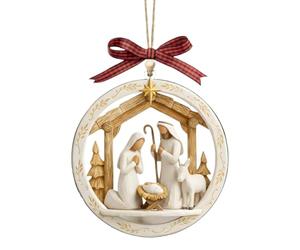 Ornement de Noël religieux - Souvenirs suspendus en acrylique plat, affichage de Noël sacré | Accent de décoration d'inspiration foi | Étagère de manteau d'intérieur cérémonie de collection Fête