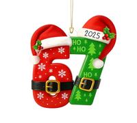 Ornement De Noël Six Seven, avec Un Design 2D Léger, Matériau Acrylique, Ornements Festifs À 67 Chiffres, Pendentifs De Vacances en Acrylique, Design Charmant, pour La Maison, Le Salon, L'entrée, L'