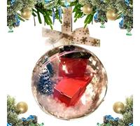 Ornement De Paquets Amusants, Boîte Express Noël, Forfaits d'arbre avec Lumière, Décorations Amusantes Boules pour Le Nouvel an, La Voiture, Les