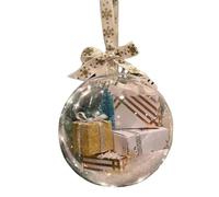 Ornement De Paquets Noël, Boule en Boîte Express Forfaits d'arbre avec Lumière, Décorations Amusantes Boules pour Le Nouvel an, La Voiture, Les
