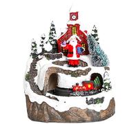 Ornement De Résine De Noël - Resin Festive Holiday Music Box, Décoration De Noël | 6,1 Pouces Captiver Resin Christmas Ornement Décoratif Sculpture Musicale Décorative Pour Les Vacances De Vacances D'