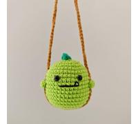 Ornement de rétroviseur de voiture pour la plupart des voitures - Pendentif au crochet avec motif animal de dessin animé (petites grenouilles, canard blanc, petit dinosaure)