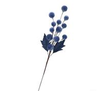 Ornement de Sapin Boule Douce Insertable pour fête Ornement de | Usage pour polyvalent, parfait pour couronnes, guirlandes, centres de table, améliore l'esprit des fêtes(Gray and blue)