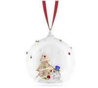 Ornement De Sapin Swarovski Et Bonhomme De Neige 5701509