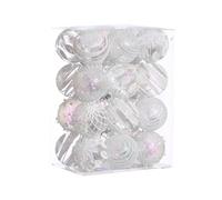 Ornement De Sphère Noël Colorée 24 Pièces Substance D'édition Sûre pour L'intérieur du Pont d'arbre Célébration Organisation Rapide du Pont Célébration