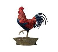 Ornement de statue D'attraction de Richesse Ornements créatifs en forme de coq entièrement cuivre, décorations for la maison, le salon, bureau, artisanat, statues faites à main Décor de Richesse