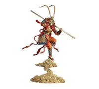 Ornement de Statue D'attraction de Richesse Statue de Bureau en cuivre Sun Wukong, Ornements for la Maison, Le Salon, l'entrée, décoration Artisanale Faite à Main Décor de Richesse