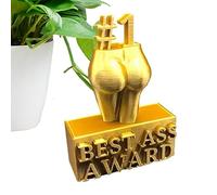Ornement de trophée en résine - Prix en résine dorée | Accent décoratif non déformant, chambre créative chambre salon hôtel bureau étude décoration d'auberge objet de collection