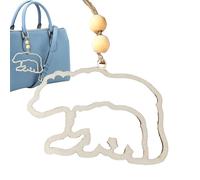 Ornement d'éléphant de l'Amitié, ornements d'éléphant pour fraternité, décorations en bois pour arbres de Noël, ornement incassable de hibou et pour célébrer la fraternité et l'amitié