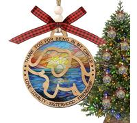 Ornement D'éléphant - Ornement À Suspendre en Bois, Décoration d'animal en Bois pour Noël Et Les Vacances, Artisanat De Bonne Fortune | pour Le Lieu De Travail De Porte D'entrée De Cheminée d'arbre À