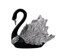 Ornement des cygnes noirs - figurines de cygne en résine, sculpture animale élégante | Décorations de fête pour le salon, armoire à vin, entrée, pièce maîtresse de mariage, nouvelle décoration intérie
