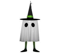 Ornement des Fantômes d'halloween - Pack Pumpkin Ghost Hanging Hanging Witche | Indoor Extérieur d'halloween | Pendant des Fantômes avec Un Chapeau De Sorcière pour Décor De Fête | Décoration