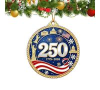 Ornement du 250e Anniversaire Centre de Table léger et Patriotique en | Décorations de Noël d'intérieur pour Thanksgiving, fêtes, soirées, bureaux, maison, chambre, nuit, cour, ferme et