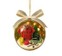Ornement du Globe Neige Coutures Vacances | Décorations Noël Machine à Coudre Vintage | Ornements d'arbre Noël à Balle Transparente | Décoration Suspendue Vacances pour la fête à l'intérieur
