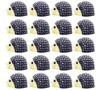 Ornement du hérisson, Ornement Hedgehog 20pcs Mignon réaliste Mini Figurine de résine 0, 7x0, 4 Pouce Miniature décoratif pour Jardinage microlandscape, pour l'extérieur