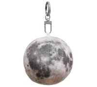 Ornement du système solaire, 7,5 cm, à suspendre, système solaire rempli, réplique planète, peluches, pour sac à main, porte-monnaie, bijoux, portefeuille, sac à dos, femmes, hommes, filles, Lune