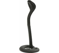 Ornement d'un cobra - 25x21x60 cm - Aluminium - Noir mat