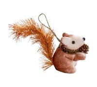Ornement écureuil, sapin de Noël - Pendentif avec pommes de pin mignon, pendentif animal pour les amateurs d'écureuil, décoration de la maison - Utilité multi-usage extérieur et intérieur