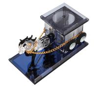 Ornement Élégante de Carrosse pour Cristal Noir Décoration de Bureau | Verre et Cristal, pour Parfums et Huiles Essentielles, Style Européen Couleur Aléatoire