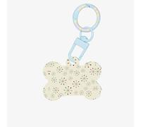 Ornement en acrylique pour chien avec motif géométrique abstrait imprimé spatial, médaille pour animaux de compagnie, porte-clés pour les vacances pour les amoureux des animaux de compagnie, cadeau