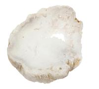 Ornement en Agate Décorative pour Pendentif, Matériel DIY Bijou Blanc | Tranche Irrégulière, Usage Artisanal et Création de Colliers, Pièce pour Designers et Amateurs Créatifs