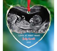 Ornement en Céramique Coup De Foudre Céramique À Suspendre Esthétique Boule De Noëls pour Fête De Vacances Fête du Nouvel Maison 7.3 Cm