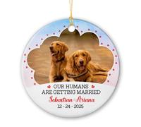 Ornement en Céramique Nos Humains Se Marient Céramique À Suspendre Esthétique Pendentifs Décoration pour Maison Enfant Fête du Nouvel 7.3 Cm