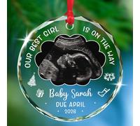 Ornement en Céramique Nos Meilleurs Cadeaux sont en Route Céramique À Suspendre Vintage Pendentifs Décoration pour Enfant Fête du Nouvel Maison 7.3 Cm