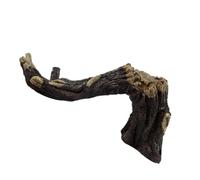 Ornement en Coquille D'écorce Simulée pour Aquarium et Lézards | Résine Marron, Reste sous L'eau, Aspect Décoratif, Habitat, Forme Bark Shell, Style Attractif