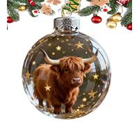 Ornement en Cristal de la Collection Merveilles de la Faune 2026, 7 cm, décoration de Noël Artisanale en Forme d'animal 3D aux détails réalistes.,B