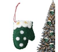 Ornement en Feutre pour Arbre De Noël, Accrochable Mignon Doux, Ornement en Feutrine De Bas pour Arbre De Noël, pour Chambre Salon Balcon Jardin Fête Manteau Rebord de