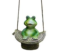 Ornement en Forme de Grenouille Simulation extérieure Frog Pendant terrasse terrasse Art Fournishings Decoration Landscape Garden Craf Lawn Résine Animal Decoration Art Decor, B Collection d'art