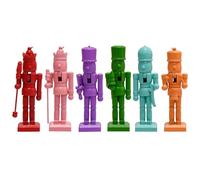 Ornement en Forme de marionnette en Bois, Ornement sur Le thème | Figurine de soldats de marionnettes traditionnels, bijoux pendentifs colorés, charme suspendu à l ' arbre de Noël