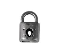 Rayher 2294548 Élément décoratif en métal 15 mm de diamètre, Grand Trou 4 mm de diamètre, S