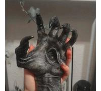 Ornement en résine griffe de démon pour Halloween - Bras de sorcière avec pendentif œil maléfique, décoration d'intérieur effrayante