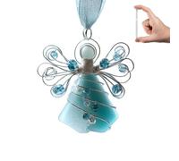 Ornement en verre, 2D acrylique 2026 décorations de sapin de Noël, décoration de Noël côtière, arbre océan à suspendre