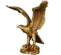 ornement feng shui, Sculpture de bronzes, ornements de sculpture, cadeaux créatifs, décorations de statues en laiton Eagle for salle de séjour, Feng Shui Sculpture animal à la main Décoration de burea
